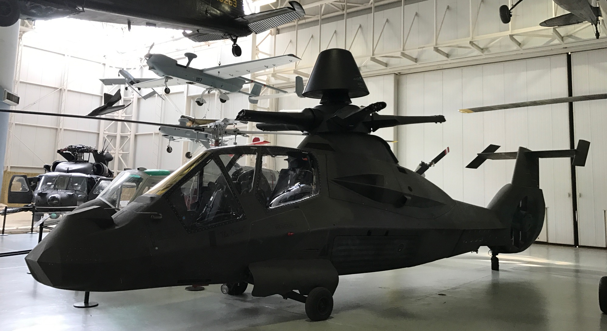 Comanche on display On museum floor for limited time United States Army Aviation Museum